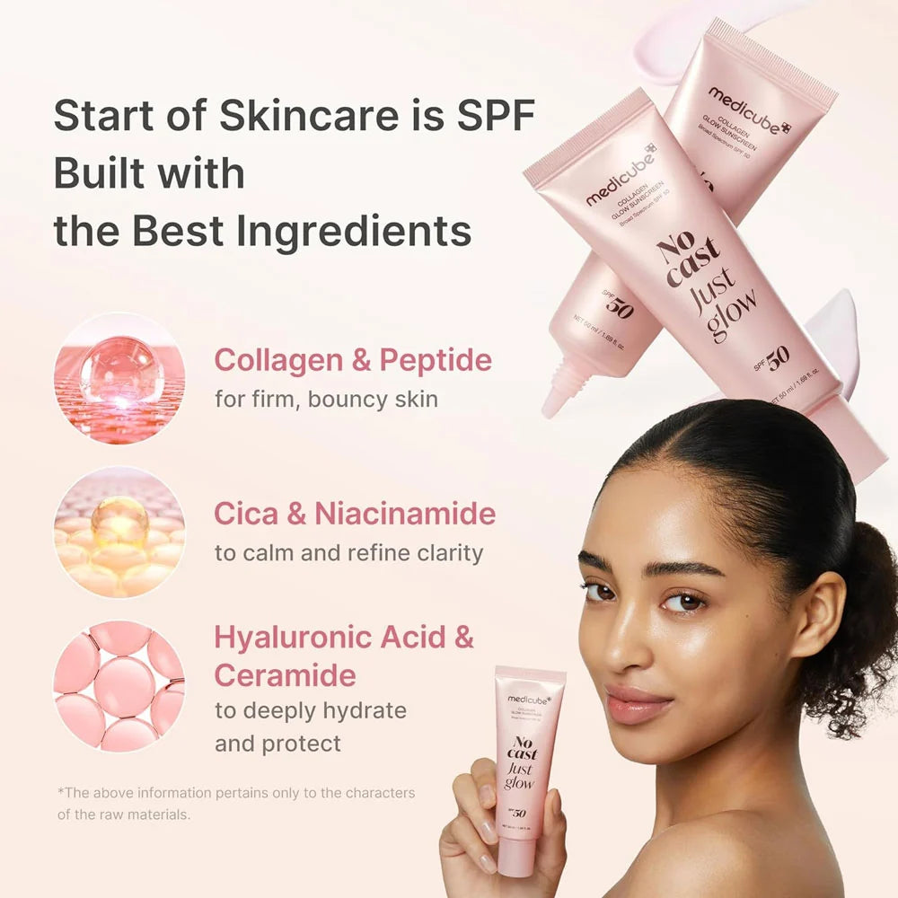 Medicube - Collagen Glow Sunscreen SPF50+ PA++ 50ml