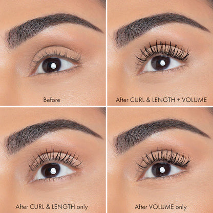 Huda Beauty LEGIT LASHES Double-Ended Volumizing and Lengthening Mascara