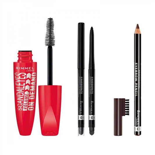 Rimmel Promo Mascara + Eye Pencil + Eyebrow Pencil