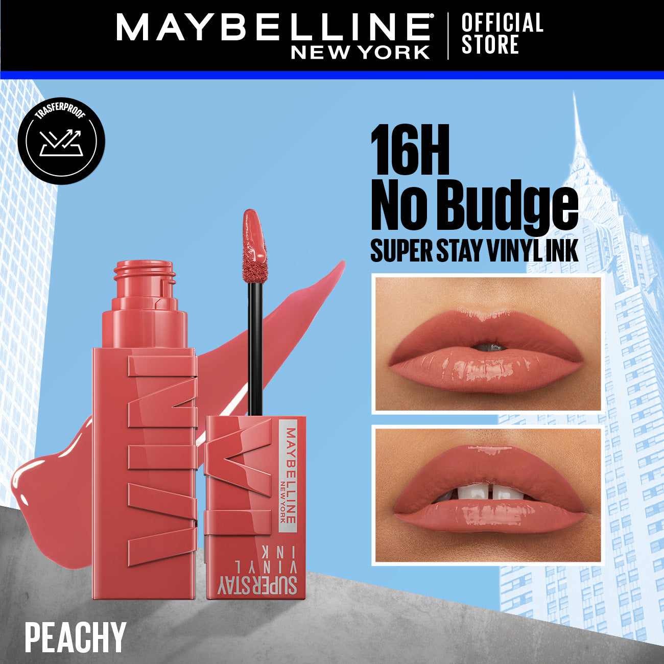 Maybelline's Superstay Vinyl Ink, 16-Hour No-Budge Liquid Lipcolor
