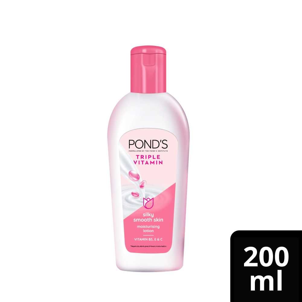 Ponds Lotion Silky Smooth Skin 200Ml