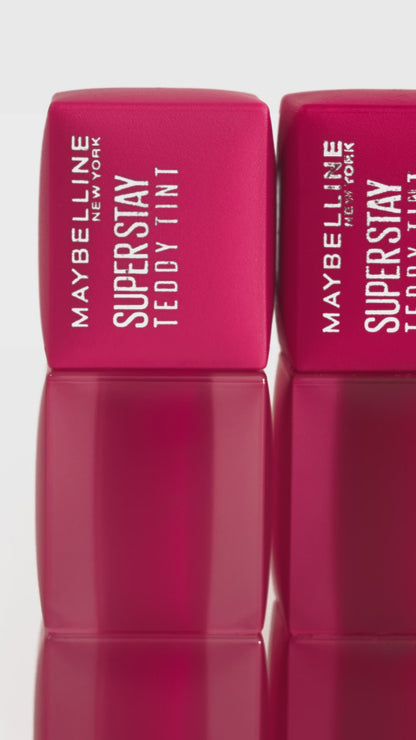 Maybelline New York's Super Stay Teddy Tint™: The 12-Hour Liquid Lip Tint!