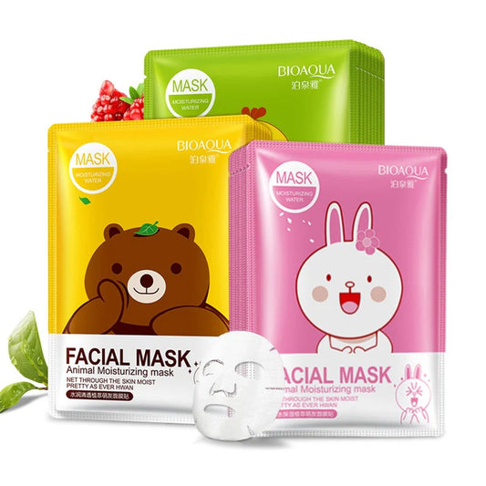 Bioaqua Animal Moisturizing Facial Mask - Assorted 1 PC