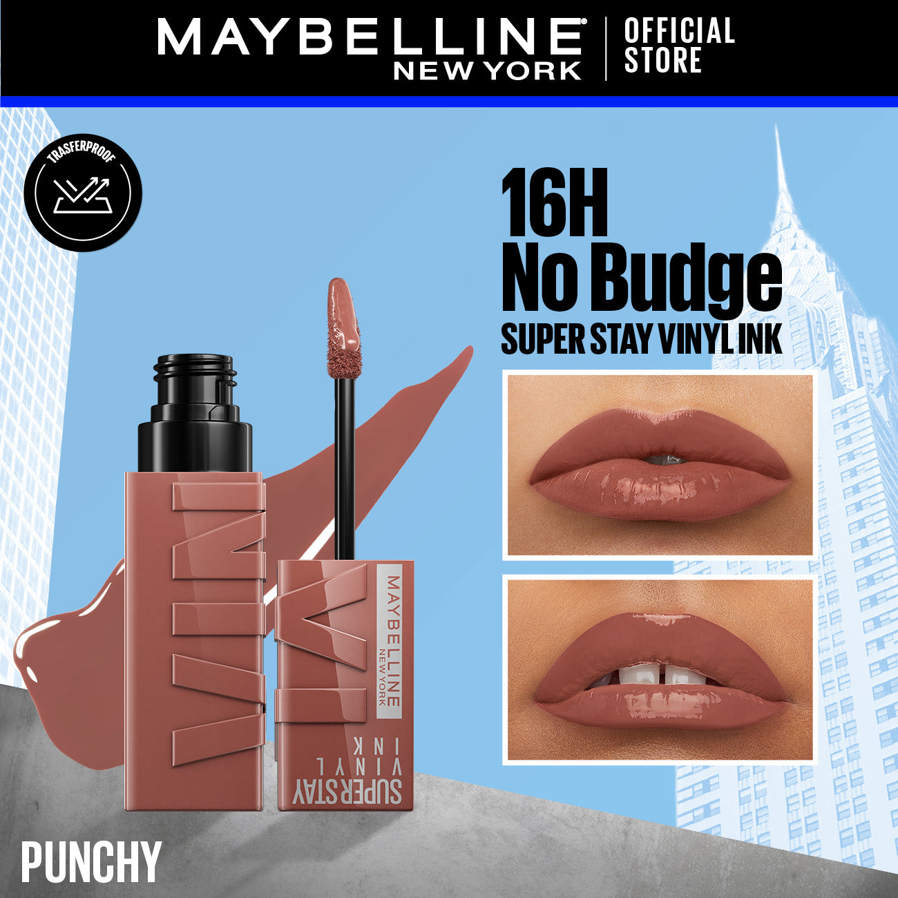 Maybelline's Superstay Vinyl Ink, 16-Hour No-Budge Liquid Lipcolor