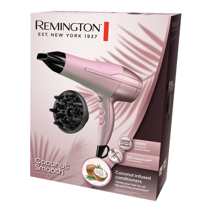 Remington - Coconut Smooth Hair Dryer - D5901