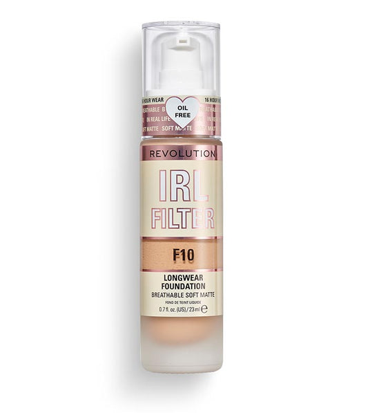 Makeup Revolution IRL Filter Longwear Foundation F10