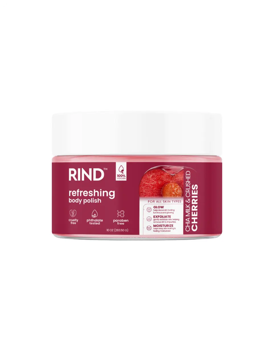 Rind Body Polish Refreshing Sweet Cherries & Chia Oil 10Oz/283G