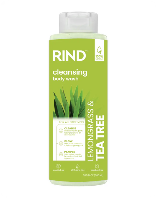 Rind Body Wash Cleansing Lemongrass & Tea Tree 20.5Oz/606Ml