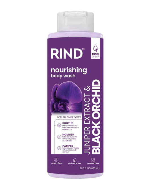 Rind Body Wash Nourishing Juniper Extract & Black Orchid 20.5Oz/606Ml