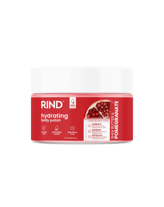 Rind Body Polish Hydrating Shea Butter & Pomegranate 10Oz/283G