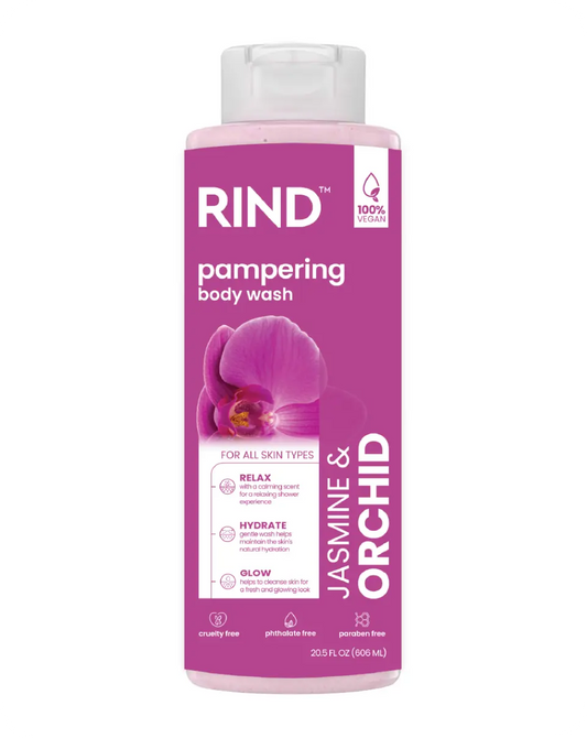 Rind Body Wash Pampering Jasmine & Orchid 20.5Oz/606Ml