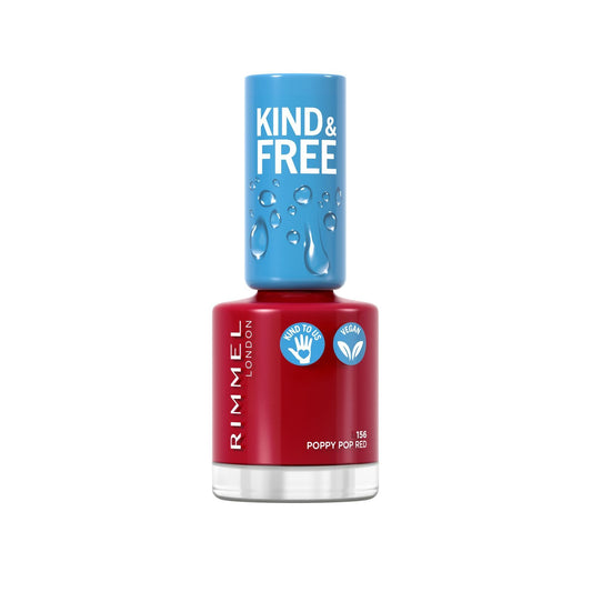 Rimmel Kind & Free - Nail Polish - 156 Poppy Pop Red