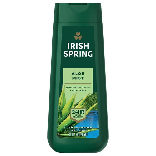 Irish Spring Body Wash Aloe Mist 20Oz/591Ml