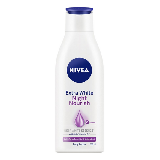 Nivea - Body Lotion Deep Moisture Extra White Night Nourish - 200Ml
