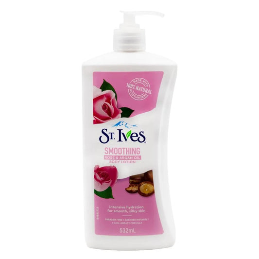 St. Ives - Smoothing Rose & Argan Oil Body Lotion - 532ml