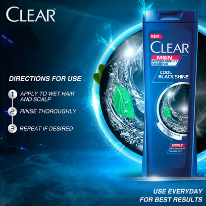 Clear Shampoo Black Shine - 380Ml