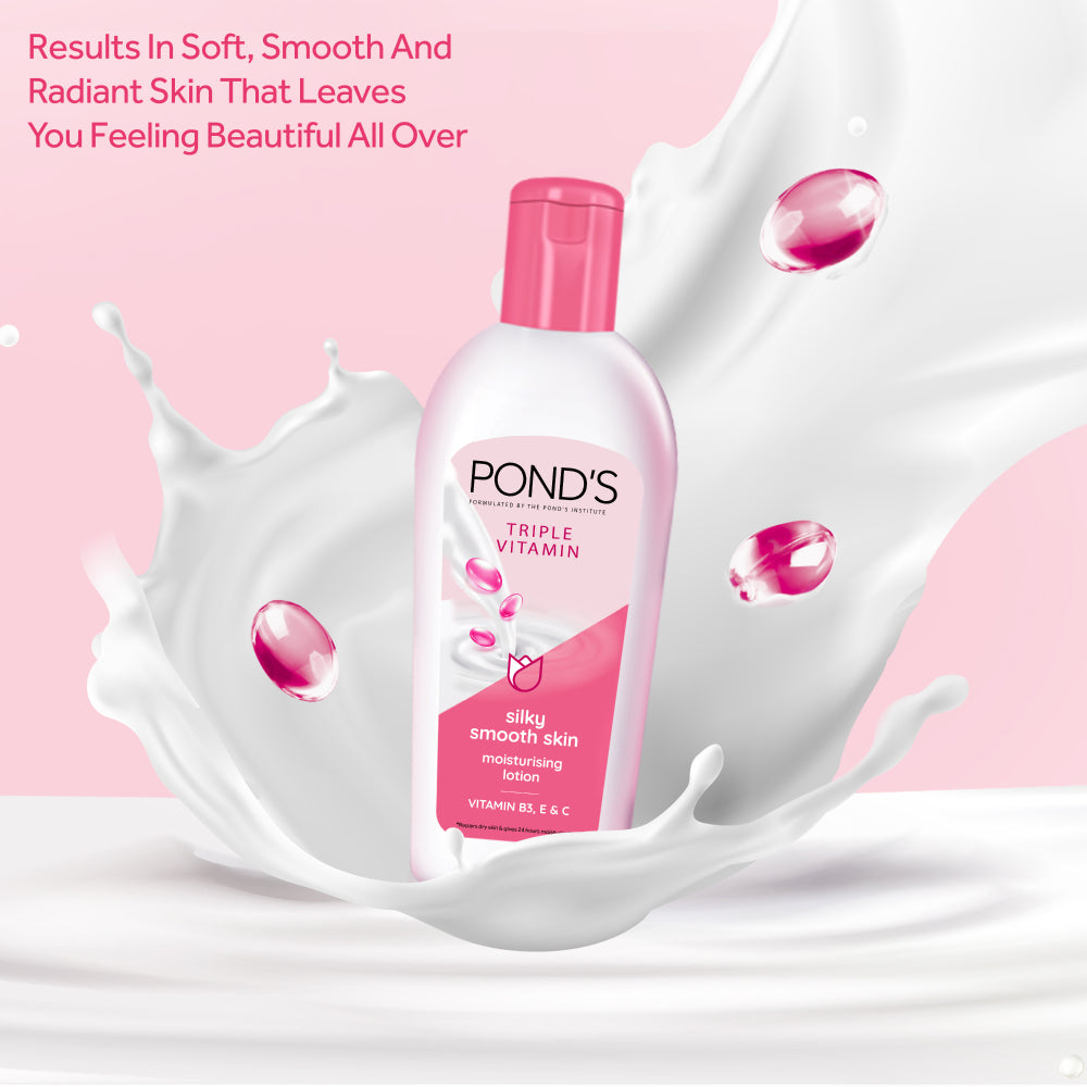 Ponds Lotion Silky Smooth Skin 100Ml