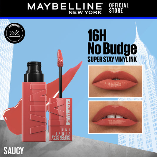 Maybelline's Superstay Vinyl Ink, 16-Hour No-Budge Liquid Lipcolor