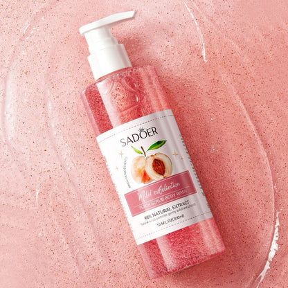 Sadoer Peach Scrub Body Wash 300Ml