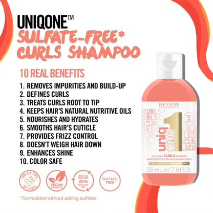 Revlon Professional - UniqOne Sulfate-free Curls Shampoo 230ml