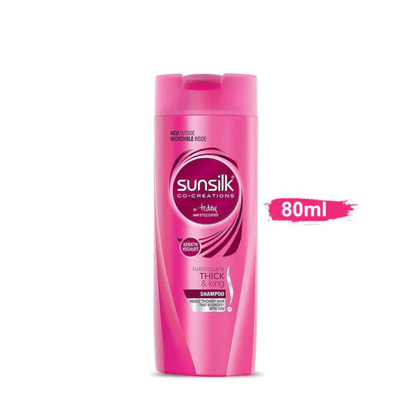 Sunsilk - Thick & Long Shampoo 80Ml (Pink)
