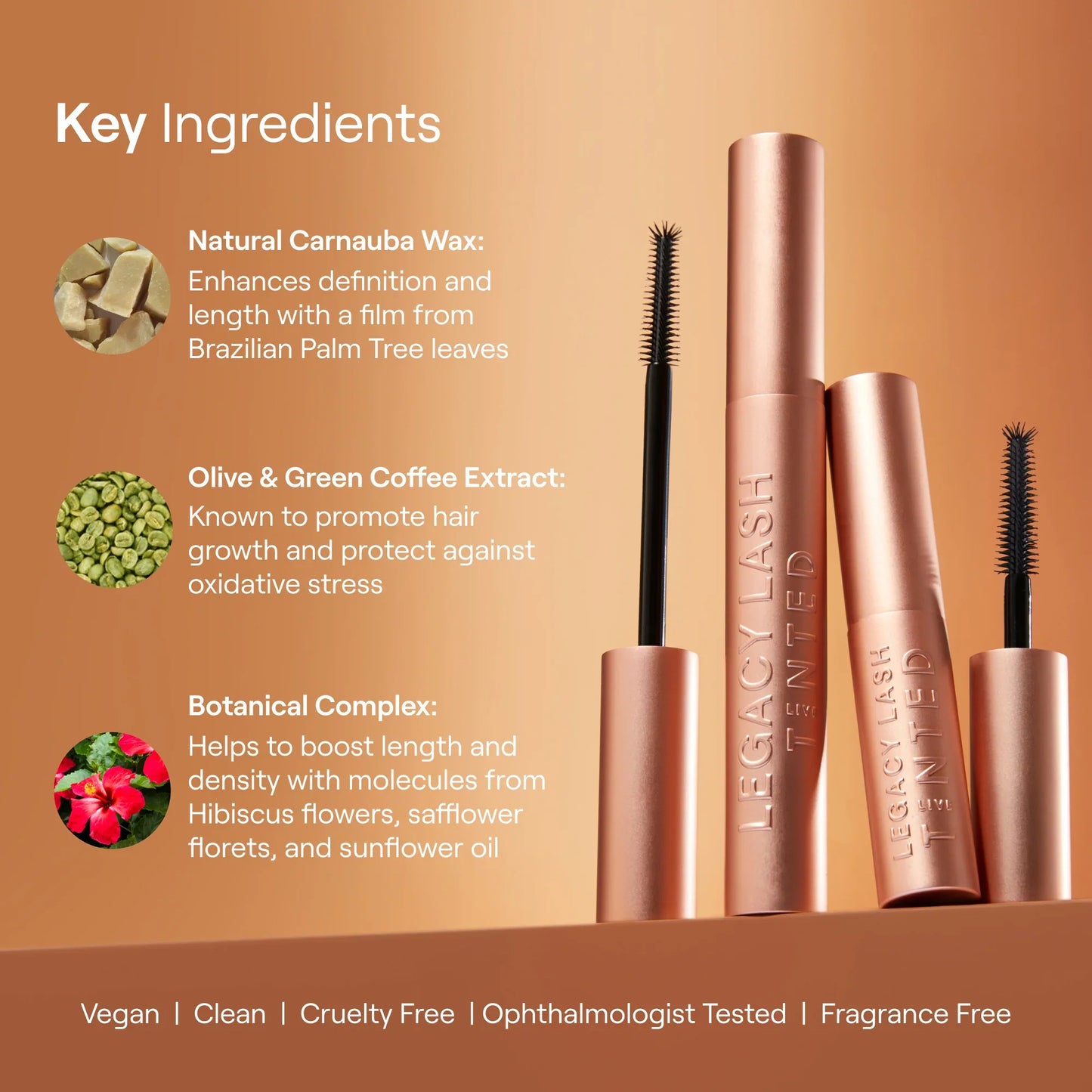 LEGACY Lash Volumizing & Lengthening Mascara - Mini 4 ml