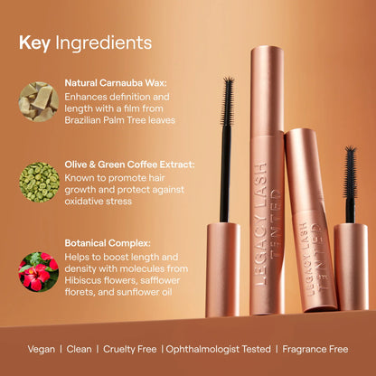 LEGACY Lash Volumizing & Lengthening Mascara - Mini 4 ml