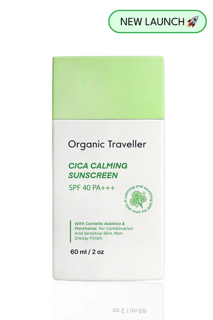 Organic Traveller - Cica Calming Sunscreen