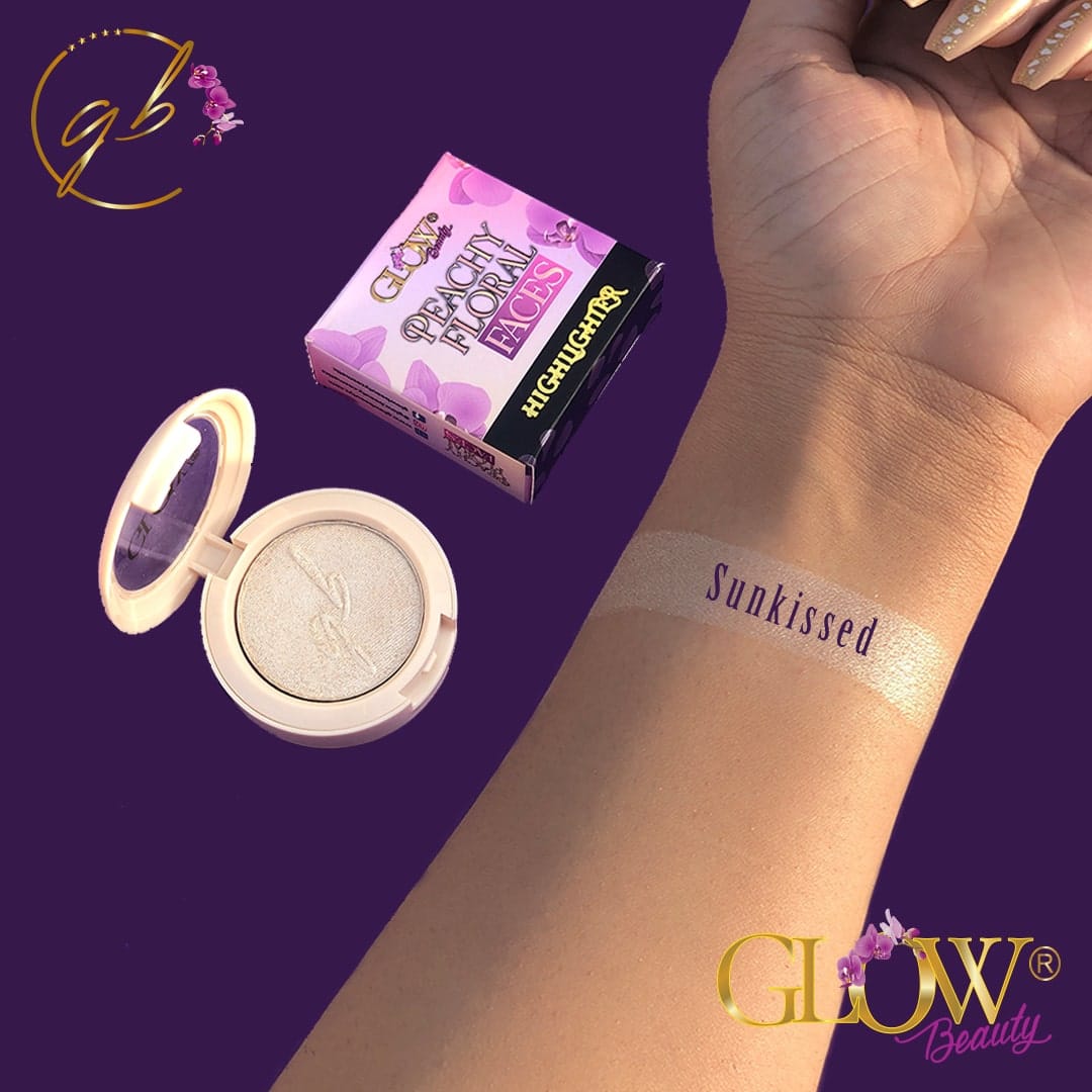 Glow Beauty - Highlighter Peachy Floral Faces