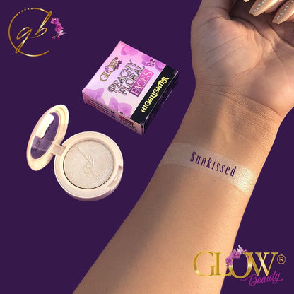 Glow Beauty - Highlighter Peachy Floral Faces