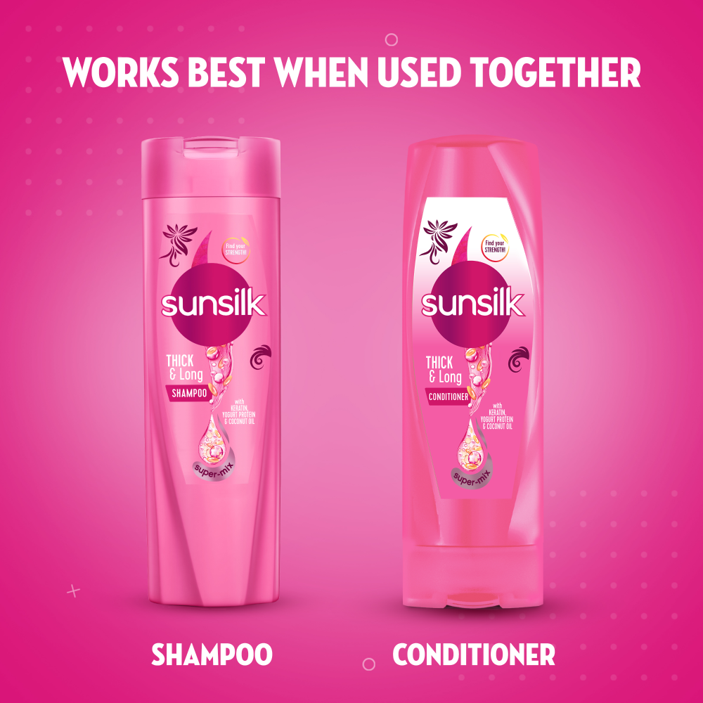 Sunsilk Shampoo Thick & Long - 360Ml