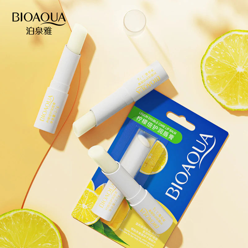 Bio Aqua - Lemon Double Moist Lip Balm - 2.7G
