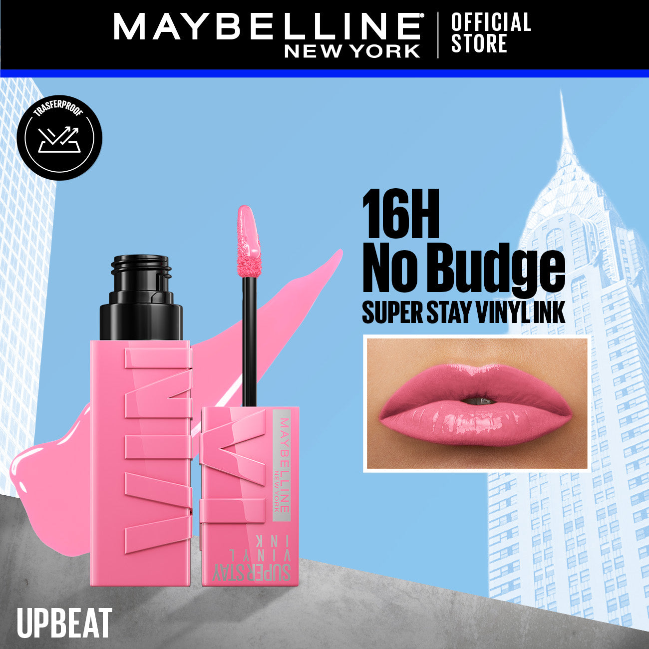 Maybelline's Superstay Vinyl Ink, 16-Hour No-Budge Liquid Lipcolor