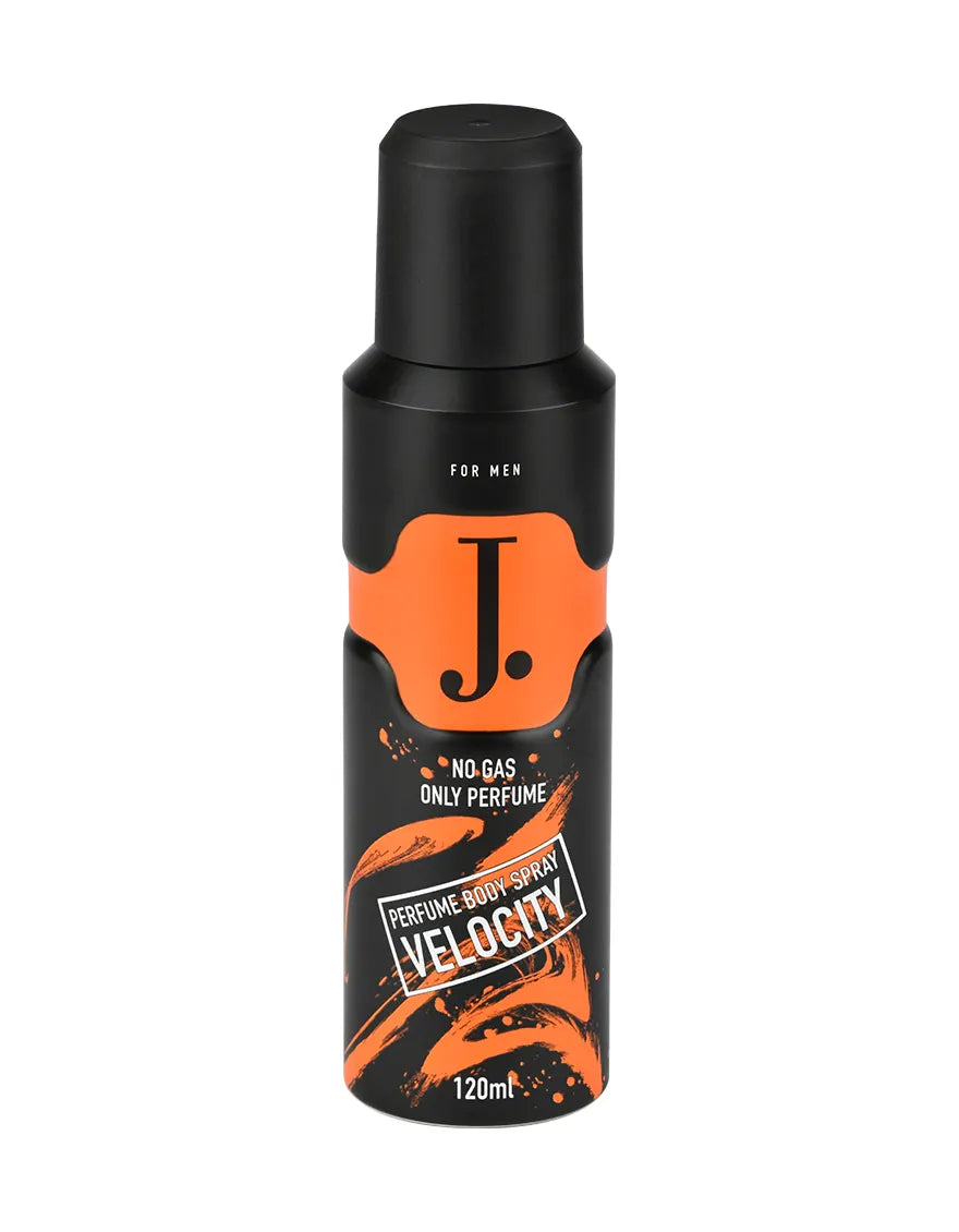 J. No Gas Perfume Body Spray - Velocity - 120ml