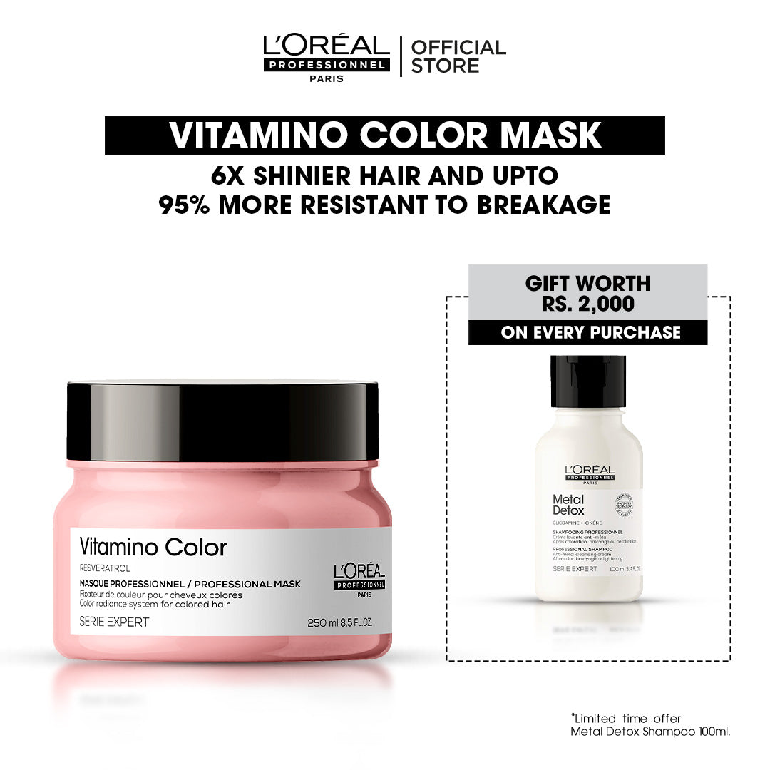 L'Oreal Professional - Serie Expert Vitamino Color Mask 250 ML - For Color Treated Hair