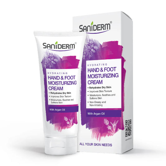 Saniderm Hand And Foot Moisturizing Cream With Argan Oil