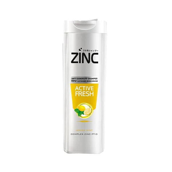 Zinc - Anti Dandruff Shampoo Active Fresh Lemon Mint - 340Ml