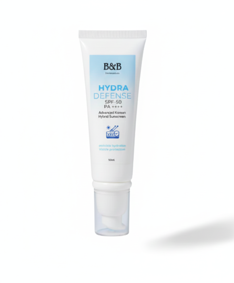 B&B Derma - Hydra Defense SPF 50 Advanced Korean Hybrid Sunscreen