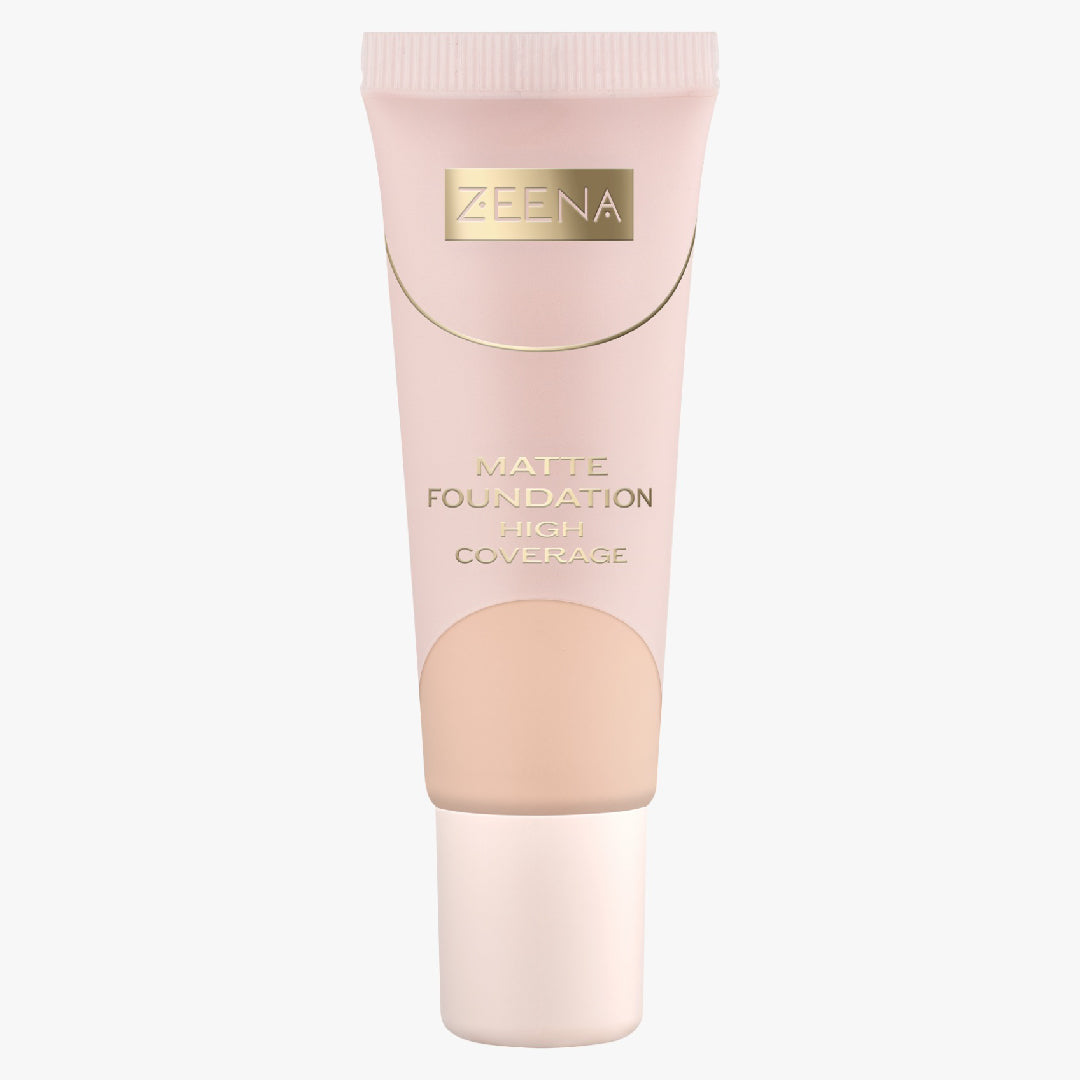 Zeena Matte Foundation High Coverage 010