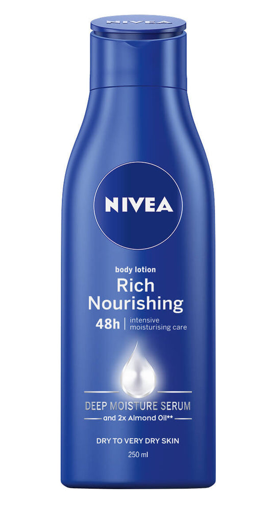 Nivea Body Lotion 48H Deep Moisture Rich Nourishing 250Ml - Highfy.pk