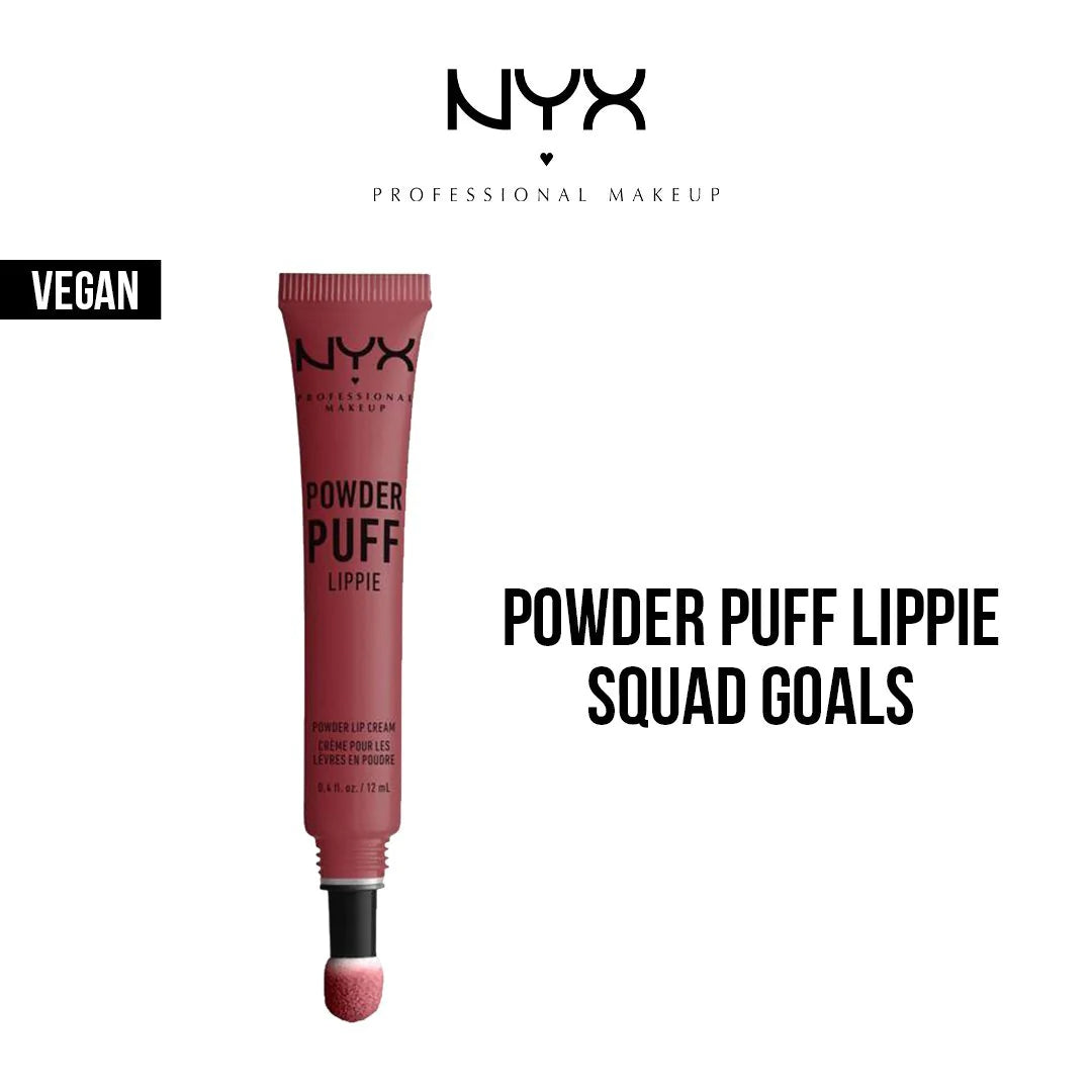 NYX Professional Makeup- Powder Puff Lippie Lip Cream Liquid Lipstick - Squad Goals - Highfy.pk