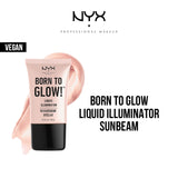 NYX Cosmetics Born To Glow Liquid Illuminator  Li01 Sunbeam