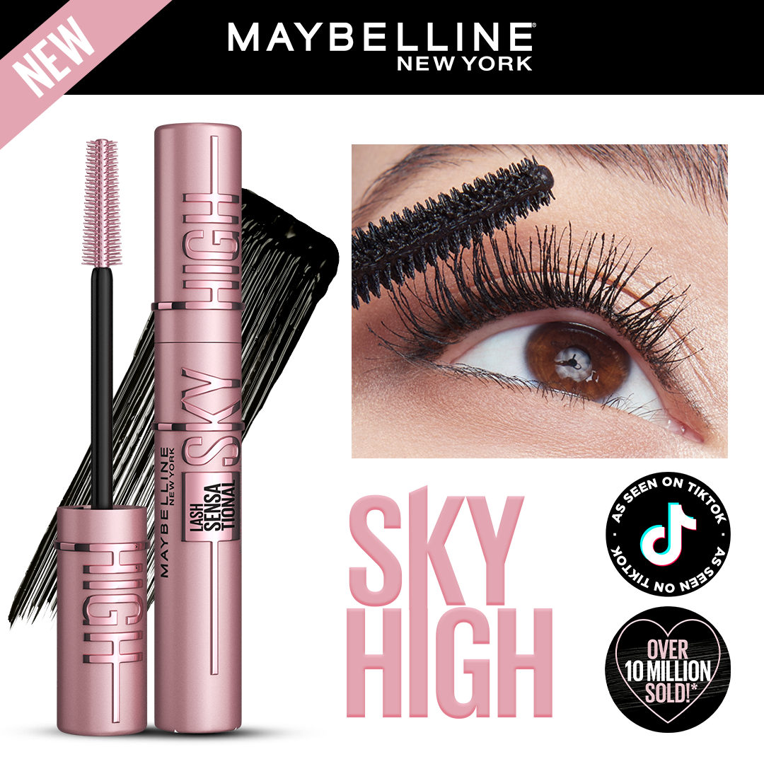 Maybelline Lash Sensational Sky High Mascara Very Black - Highfy.pk