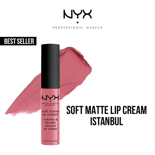 NYX Cosmetics Soft Matte Lip Cream Liquid Lipstick Istanbul - Highfy.pk