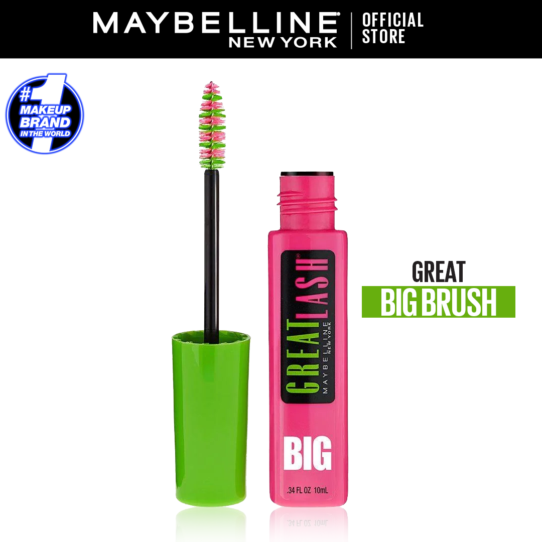 Maybelline New York Great Lash Mascara - Blackest Black - Highfy.pk