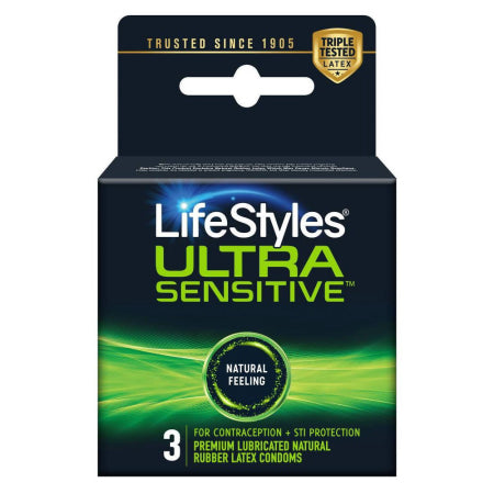 Lifestyles Condoms Ultra Sensitive 3S - Highfy.pk