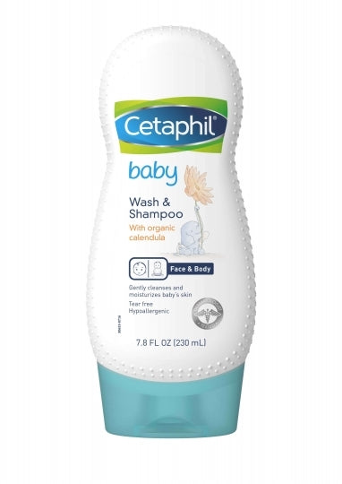 Cetaphil- Baby Wash & Shampoo, 230Ml - Highfy.pk