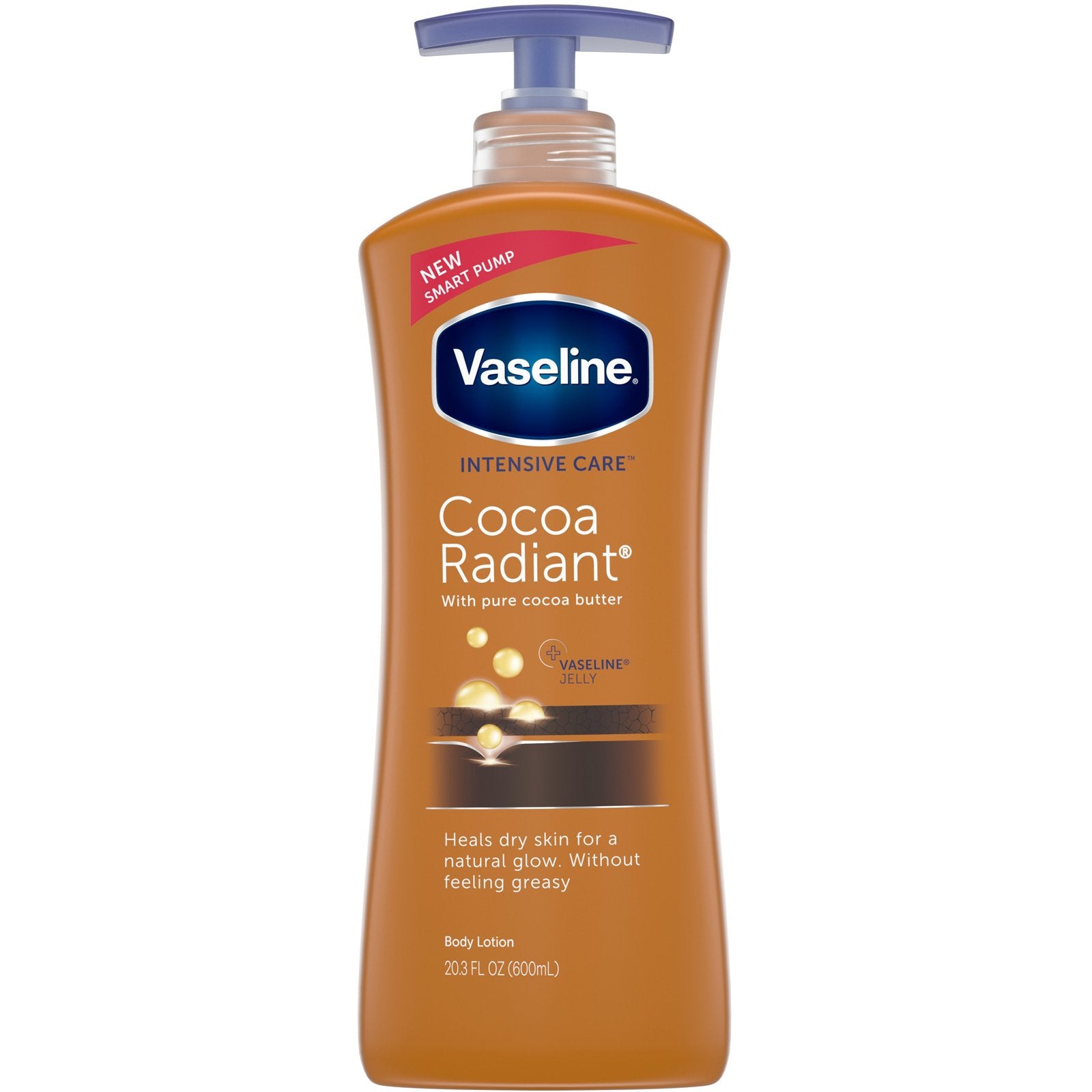Vaseline Body Lotion Intensive Care Cocoa Radiant 20.3Oz/600Ml (Usa) - Highfy.pk