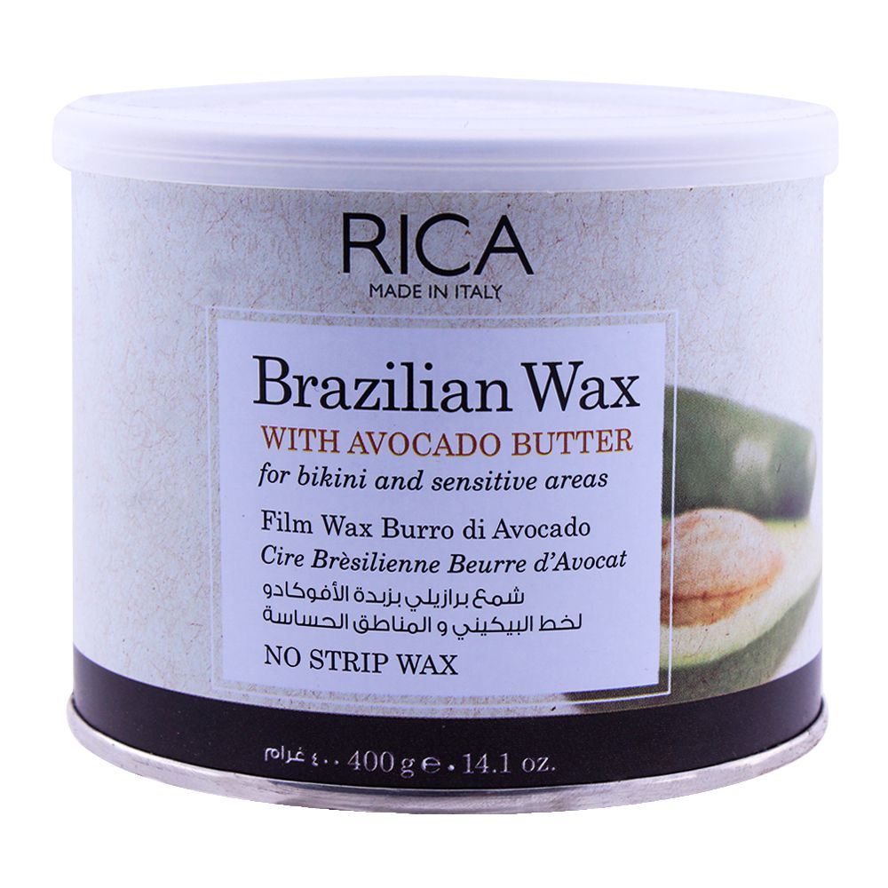 RICA WAX BRAZILIAN WITH AVOCADO BUTTER 14.1OZ/400ML