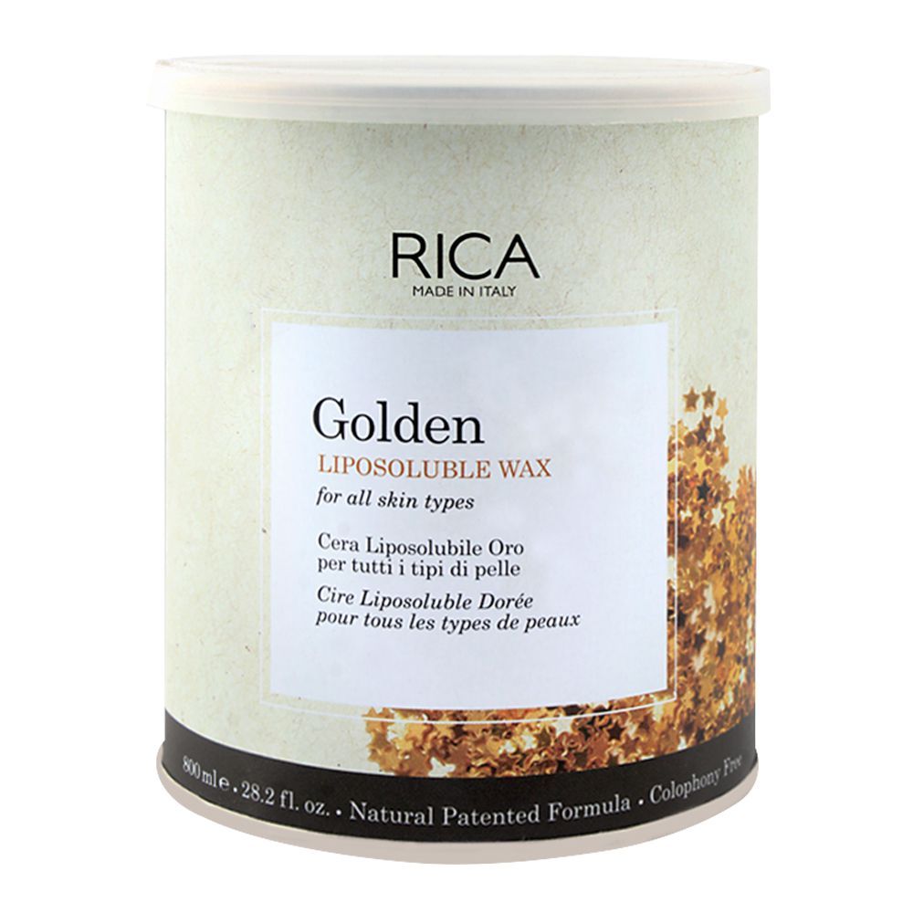 Rica Wax Liposoluble Golden 28.2Oz/800Ml